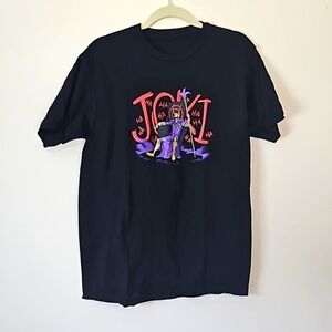 Joki Evil Joker Vintage 90s Men's Black T Shirt EUC